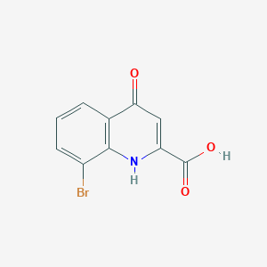 molecular formula C10H6BrNO3 B3021718 8-Bromo-4-hydroxyquinoline-2-carboxylic acid CAS No. 1016841-45-4