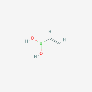 molecular formula C3H7BO2 B3021722 (Z)-Prop-1-en-1-ylboronic acid CAS No. 7547-96-8