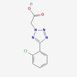 molecular formula C9H7ClN4O2 B3021725 [5-(2-Chloro-phenyl)-tetrazol-2-yl]-acetic acid CAS No. 312632-37-4