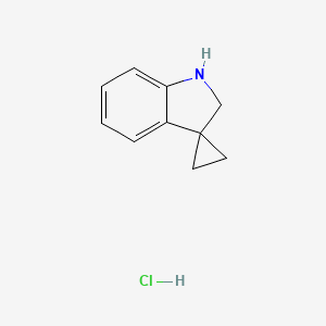 molecular formula C10H12ClN B3021757 螺[环丙烷-1,3'-吲哚]盐酸盐 CAS No. 1788041-56-4