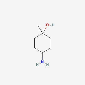 molecular formula C7H15NO B3021764 CIS-4-AMINO-1-METHYLCYCLOHEXANOL CAS No. 233764-32-4