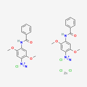 molecular formula C30H28Cl4N6O6Zn B3021768 快速蓝RR盐 CAS No. 55663-99-5