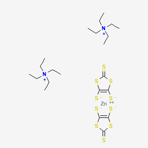 ZINC;2-sulfanylidene-1,3-dithiole-4,5-dithiolate;tetraethylazanium