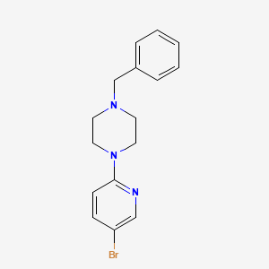 molecular formula C16H18BrN3 B3021782 1-Benzyl-4-(5-bromo-2-pyridinyl)piperazine CAS No. 158399-60-1