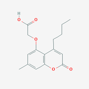 [(4-butyl-7-methyl-2-oxo-2H-chromen-5-yl)oxy]acetic acid