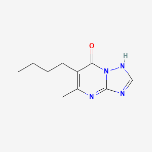 molecular formula C10H14N4O B3021785 6-butyl-5-methyl[1,2,4]triazolo[1,5-a]pyrimidin-7(4H)-one CAS No. 94459-46-8