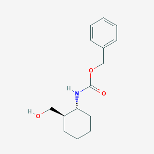 molecular formula C15H21NO3 B3021786 Benzyl trans-(2-hydroxymethyl)cyclohexylcarbamate CAS No. 213672-68-5