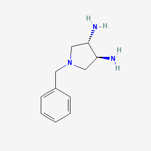molecular formula C11H17N3 B3021798 (3S,4S)-(+)-3,4-Diamino-1-benzylpyrrolidine CAS No. 246149-02-0