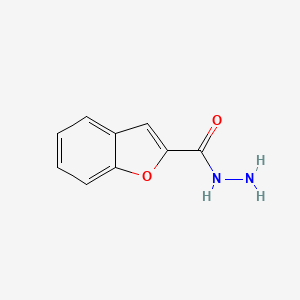 molecular formula C9H8N2O2 B3021814 1-Benzofuran-2-carbohydrazide CAS No. 42974-19-6