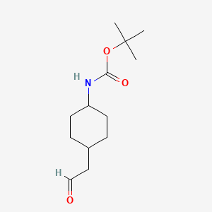 Tert-butyl trans-4-(2-oxoethyl)cyclohexylcarbamate