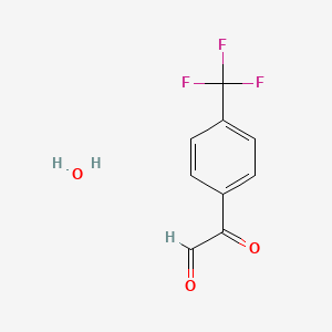 molecular formula C9H7F3O3 B3021825 4-三氟甲基苯基乙二醛水合物 CAS No. 1049746-22-6