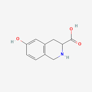 molecular formula C10H11NO3 B3021826 6-hydroxy-1,2,3,4-tetrahydroisoquinoline-3-carboxylic Acid CAS No. 76824-99-2