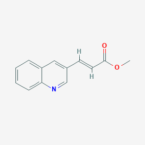 molecular formula C13H11NO2 B3021831 methyl (E)-3-(3-quinolinyl)-2-propenoate CAS No. 66417-78-5
