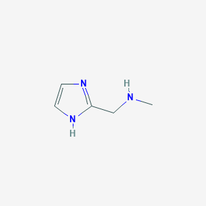 molecular formula C5H11Cl2N3 B3021834 1-(1H-咪唑-2-基)-N-甲基甲胺 CAS No. 473927-72-9