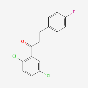 2',5'-Dichloro-3-(4-fluorophenyl)propiophenone