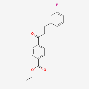 4'-Carboethoxy-3-(3-fluorophenyl)propiophenone