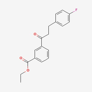 3'-Carboethoxy-3-(4-fluorophenyl)propiophenone