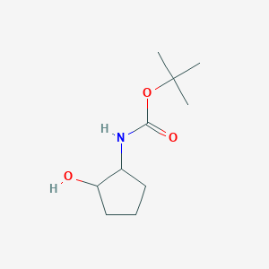 molecular formula C10H19NO3 B3021863 tert-butyl N-(2-hydroxycyclopentyl)carbamate CAS No. 945652-35-7