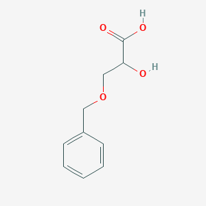 molecular formula C10H12O4 B3021872 3-(Benzyloxy)-2-hydroxypropanoic acid CAS No. 374936-90-0