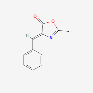 molecular formula C11H9NO2 B3021877 (Z)-4-Benzylidene-2-methyloxazol-5(4H)-one CAS No. 38879-46-8