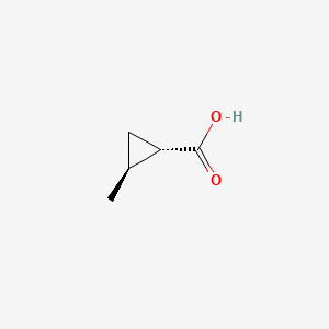 molecular formula C5H8O2 B3021882 (1S,2S)-2-methylcyclopropane-1-carboxylic acid CAS No. 14590-52-4