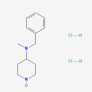 molecular formula C13H21ClN2 B3021887 N-Benzyl-N-methyl-4-piperidinamine dihydrochloride CAS No. 871112-85-5