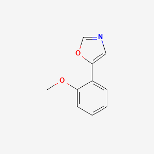 molecular formula C10H9NO2 B3021888 5-(2-甲氧基苯基)恶唑 CAS No. 391927-02-9