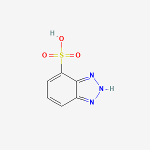 molecular formula C6H5N3O3S B3021891 1H-Benzotriazole-4-sulfonic acid CAS No. 26725-50-8