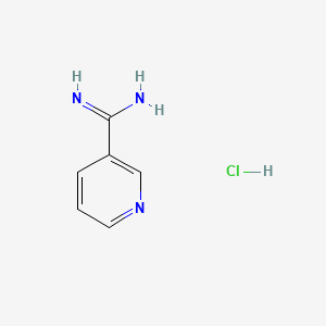 molecular formula C6H8ClN3 B3021892 Nicotinimidamide hydrochloride CAS No. 63265-42-9