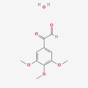 molecular formula C11H14O6 B3021898 3,4,5-Trimethoxyphenylglyoxal hydrate CAS No. 858255-78-4