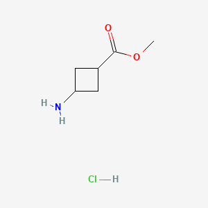 molecular formula C6H12ClNO2 B3021901 3-氨基环丁烷甲酸甲酯盐酸盐 CAS No. 74316-29-3