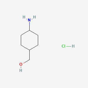 molecular formula C7H16ClNO B3021903 trans-4-Aminocyclohexanemethanol hydrochloride CAS No. 61367-22-4