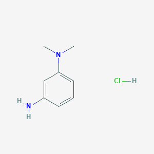 molecular formula C8H13ClN2 B3021906 N1,N1-Dimethylbenzene-1,3-diamine hydrochloride CAS No. 124623-36-5