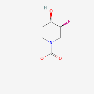molecular formula C10H18FNO3 B3021913 tert-butyl (3S,4R)-3-fluoro-4-hydroxypiperidine-1-carboxylate CAS No. 955028-88-3