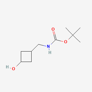 molecular formula C10H19NO3 B3021915 tert-Butyl ((3-hydroxycyclobutyl)methyl)carbamate CAS No. 952029-48-0