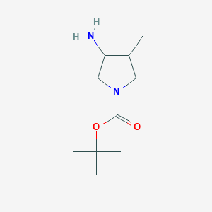 tert-Butyl 3-amino-4-methylpyrrolidine-1-carboxylate