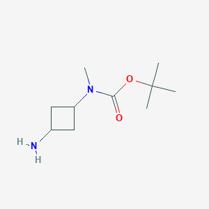 molecular formula C10H20N2O2 B3021920 tert-butyl N-(3-aminocyclobutyl)-N-methylcarbamate CAS No. 1392803-27-8