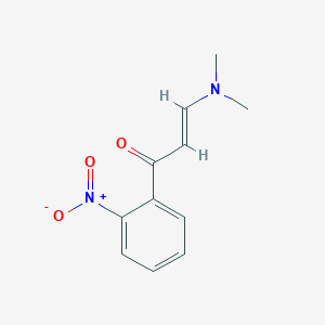 molecular formula C11H12N2O3 B3021929 3-(二甲氨基)-1-(2-硝基苯基)丙-2-烯-1-酮 CAS No. 153813-81-1