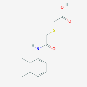 molecular formula C12H14NO3S- B3021939 [(2,3-Dimethyl-phenylcarbamoyl)-methylsulfanyl]-acetic acid CAS No. 412922-07-7