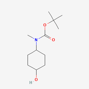 molecular formula C12H23NO3 B3021943 4-(N-Boc-N-methylamino)cyclohexanol CAS No. 561307-54-8