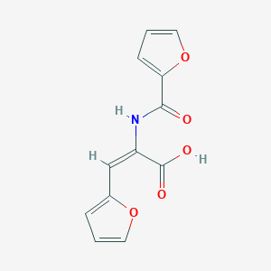 2-[(Furan-2-carbonyl)-amino]-3-furan-2-yl-acrylic acid