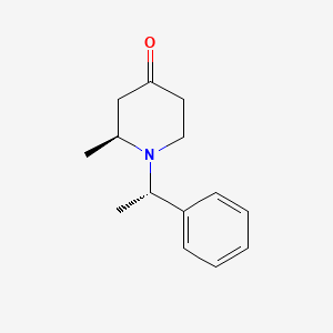 (s)-2-Methyl-1-((s)-1-phenylethyl)piperidin-4-one