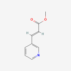 molecular formula C9H9NO2 B3022008 3-吡啶丙烯酸，甲酯 CAS No. 81124-48-3