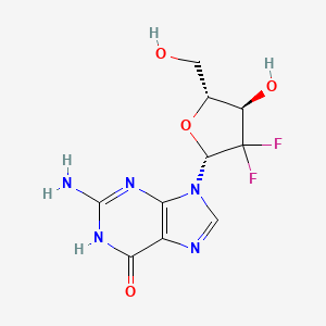 molecular formula C10H11F2N5O4 B3022010 2',2'-Difluorodeoxyguanosine CAS No. 103882-87-7