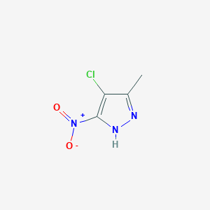 molecular formula C4H4ClN3O2 B3022027 4-Chloro-3-methyl-5-nitro-1H-pyrazole CAS No. 400753-12-0