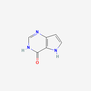 molecular formula C6H5N3O B3022059 5H-Pyrrolo[3,2-d]pyrimidin-4-ol CAS No. 39455-99-7