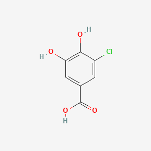 molecular formula C7H5ClO4 B3022064 3-Chloro-4,5-dihydroxybenzoic acid CAS No. 87932-49-8