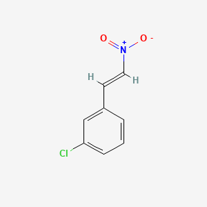 molecular formula C8H6ClNO2 B3022067 1-氯-3-(2-硝基乙烯基)苯 CAS No. 3156-35-2