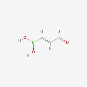 molecular formula C3H5BO3 B3022071 (E)-(3-氧代丙-1-烯-1-基)硼酸 CAS No. 161091-04-9