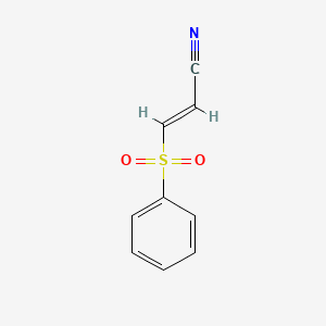 molecular formula C9H7NO2S B3022075 3-(Phenylsulfonyl)acrylonitrile CAS No. 64326-47-2